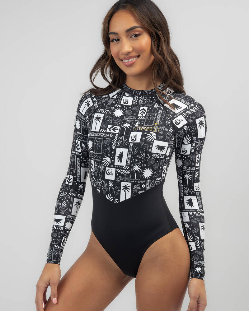 Topanga Vacay Vibe Long Sleeve Surfsuit for Womens
