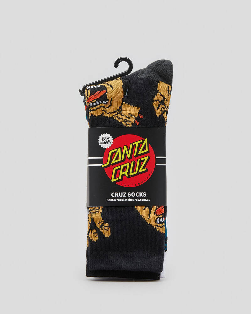 Santa Cruz Work Hand Socks 2 Pack for Mens