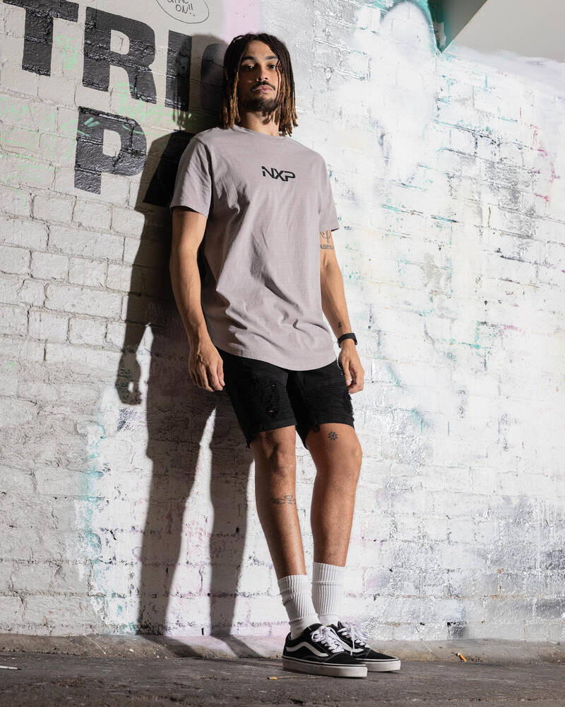 Nena & Pasadena Belize Dual Curved T-Shirt for Mens