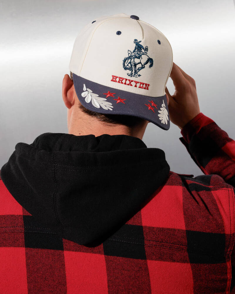 Brixton Rodeo Snapback Cap for Mens