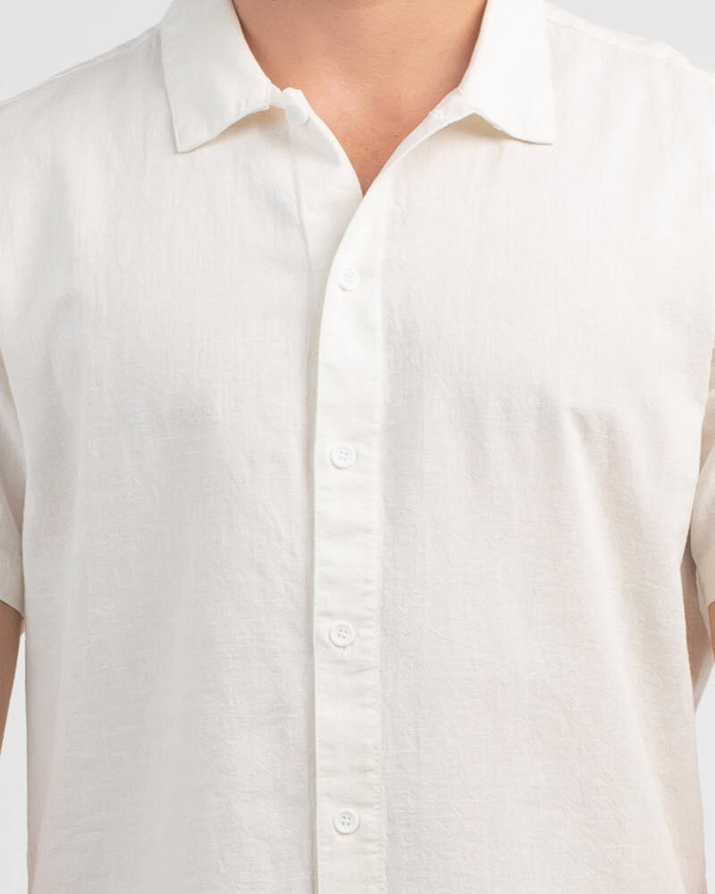 Rhythm Rhythm Classic Linen Short Sleeve Shirt for Mens image number null