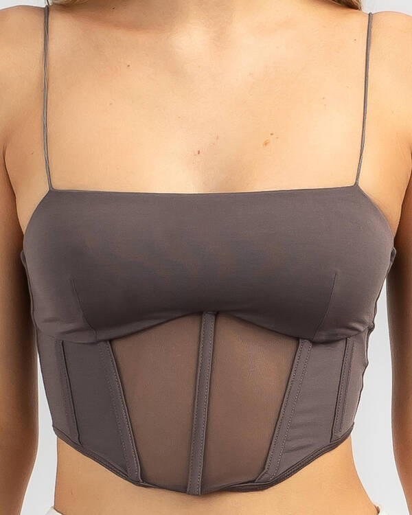 Ava And Ever Go Bestie Corset Top for Womens