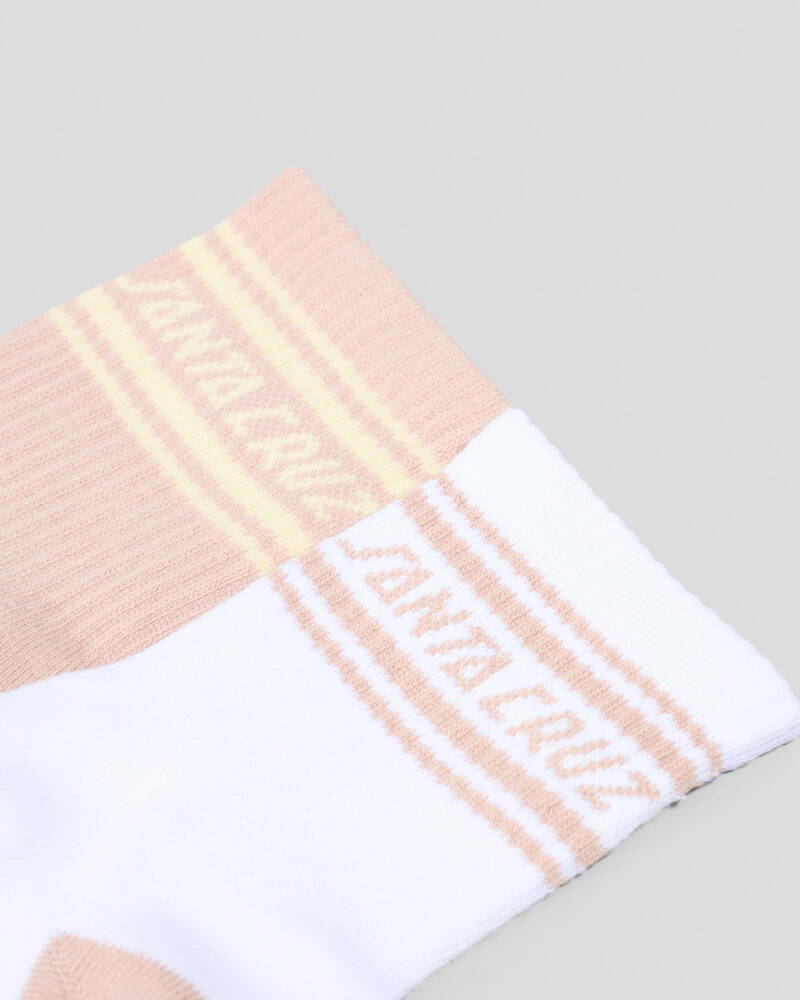 Santa Cruz Women's Club Strip Mid Sock Pack for Womens