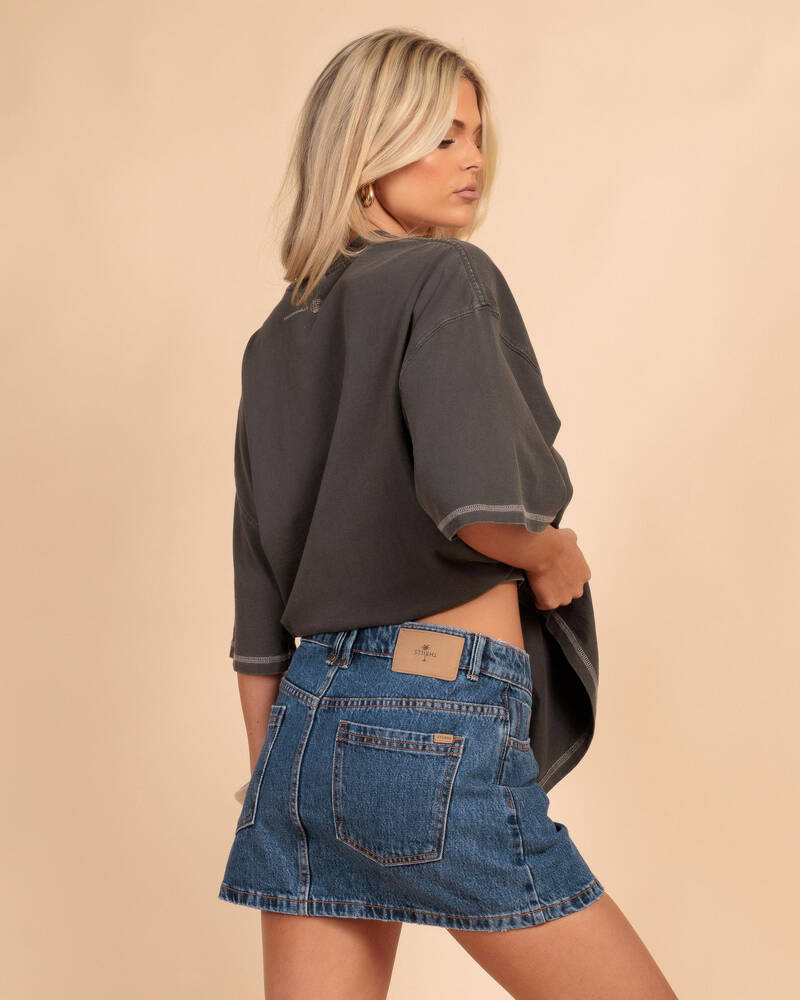 Thrills Sophie Mid Rise Mini Skirt for Womens