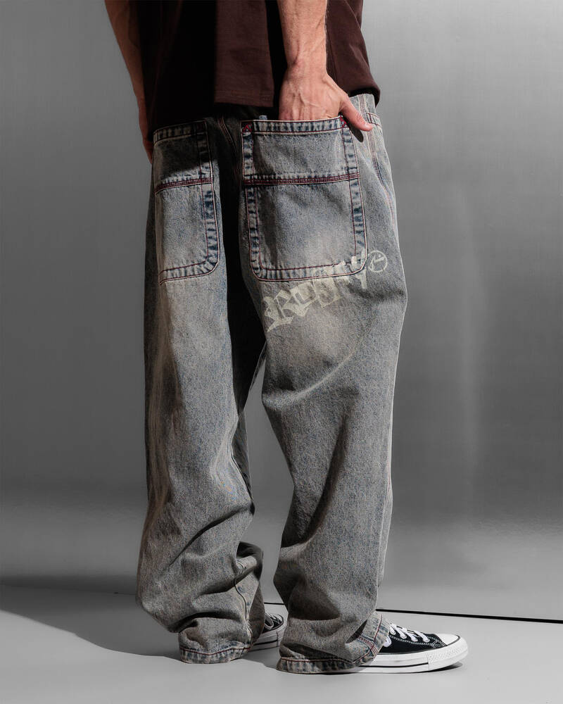 Rusty Redemption Baggy Jeans for Mens