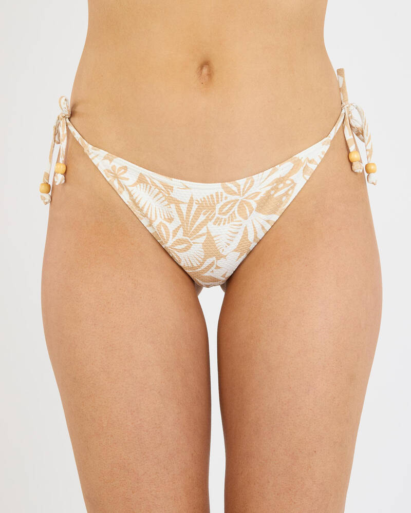 Roxy Palm Palm Tie Side Bikini Bottom for Womens