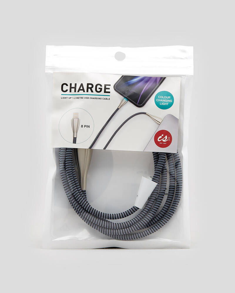 Independence Studio Light Up 1.2m USB Charging Cable for Mens