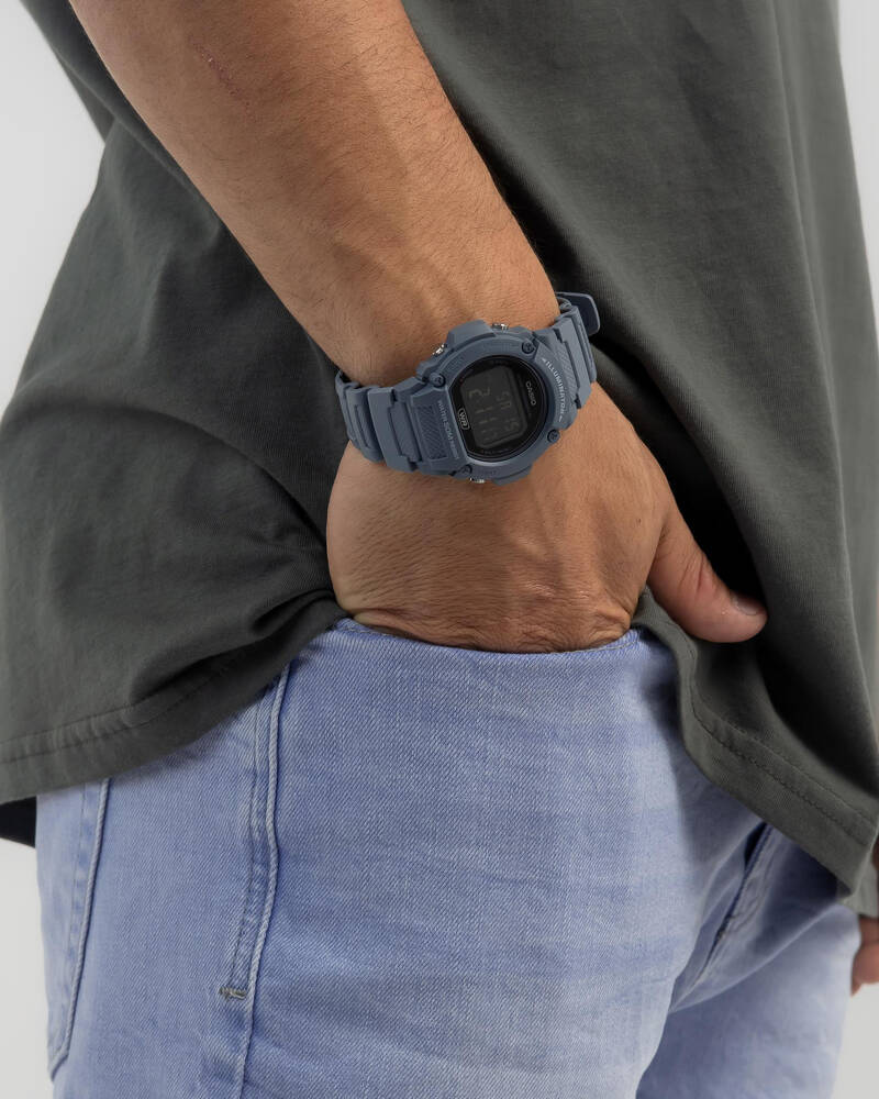 Casio W219HC-2B Watch for Unisex