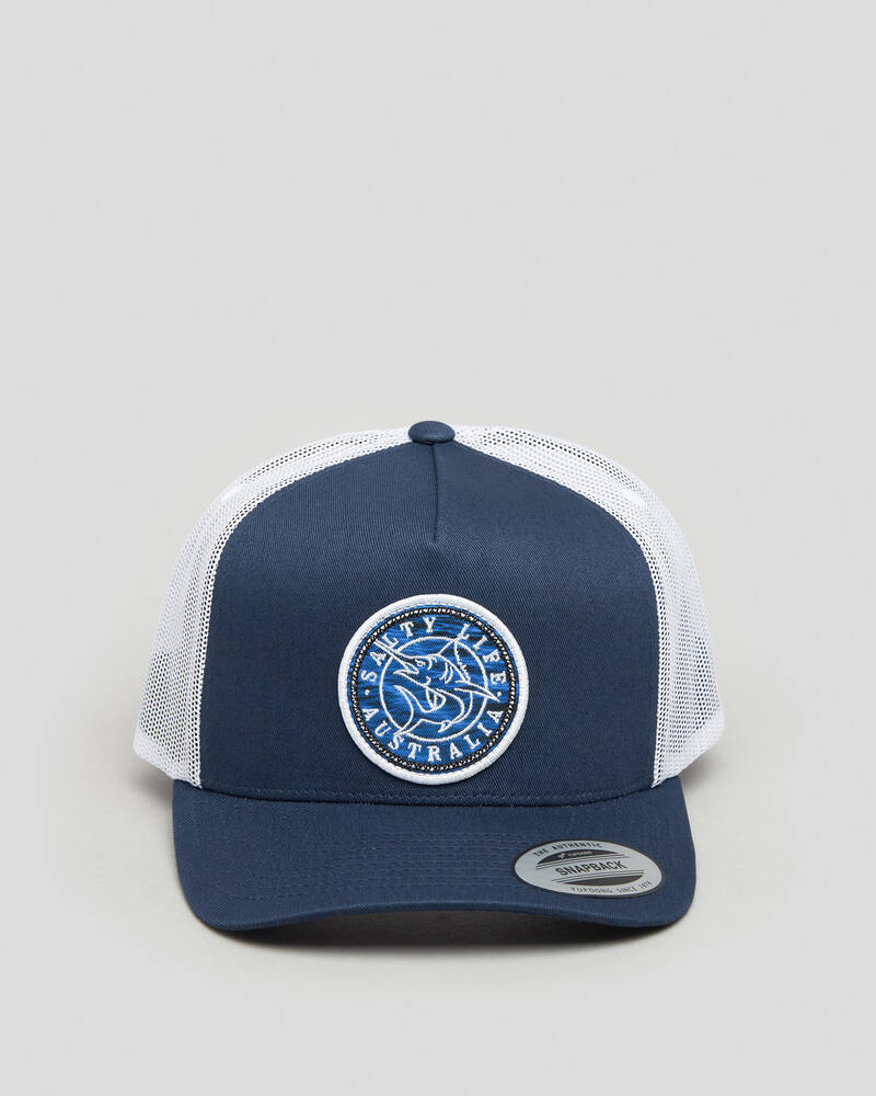 Salty Life Ripple Trucker Cap for Mens