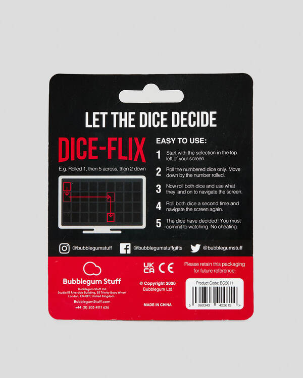 Get It Now Dice-Flix for Unisex