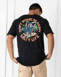 Salty Life Don't Worry T-Shirt for Mens image number null
