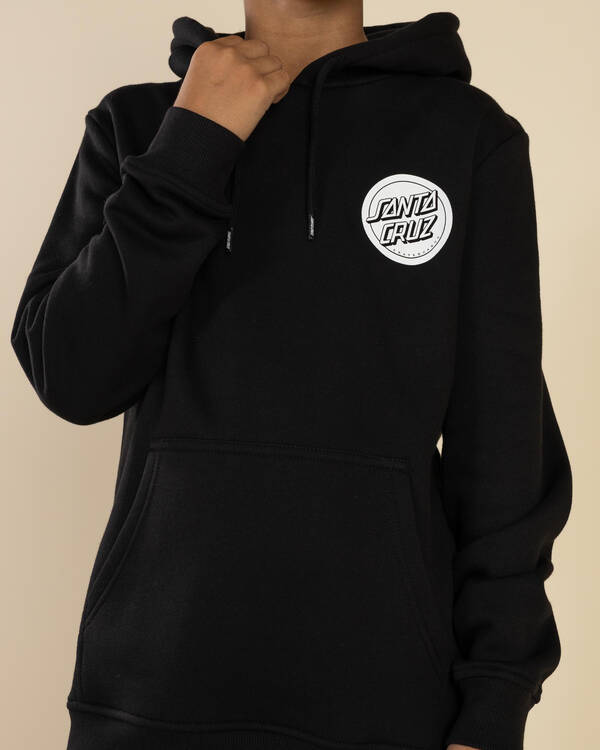 Santa Cruz Boys' Reverse Dot Mono Hoodie for Mens