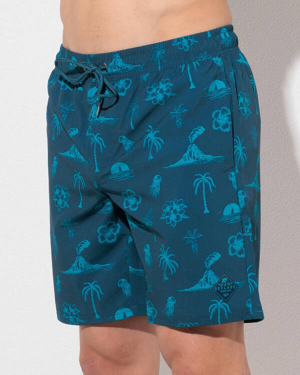 Skylark Lean Back Elastic Waist Shorts for Mens