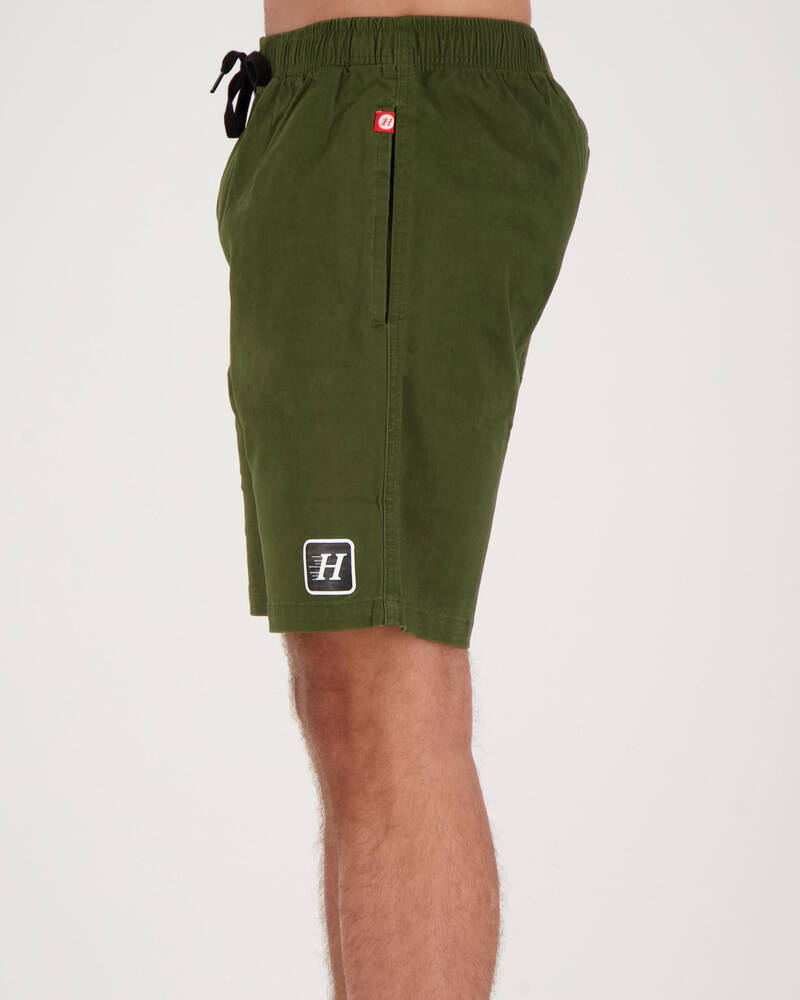 The Mad Hueys Hueys Chino Elastic Short for Mens
