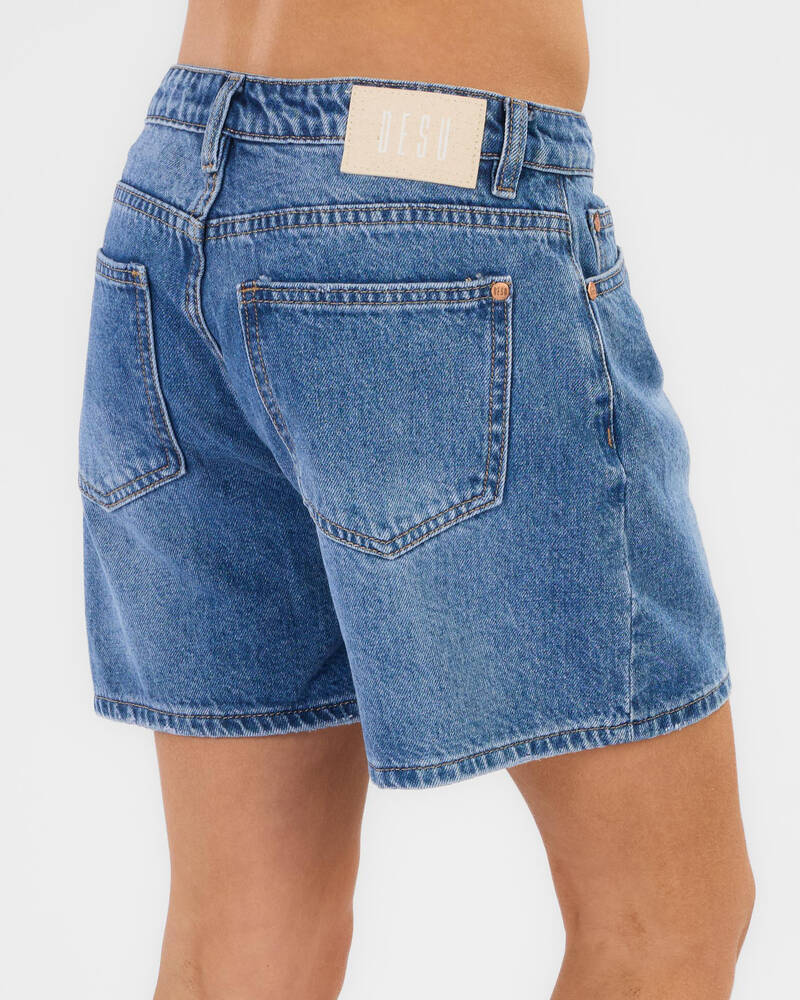 DESU Girls' Byron Mid Denim Shorts for Womens