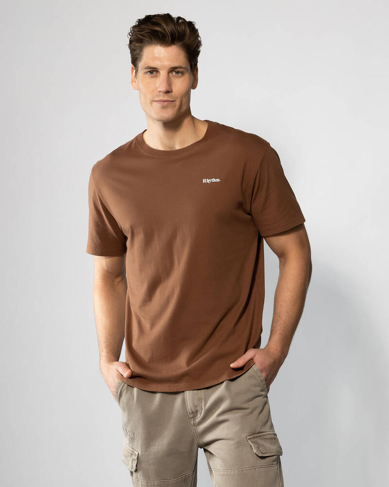Rhythm Classic Brand T-Shirt for Mens