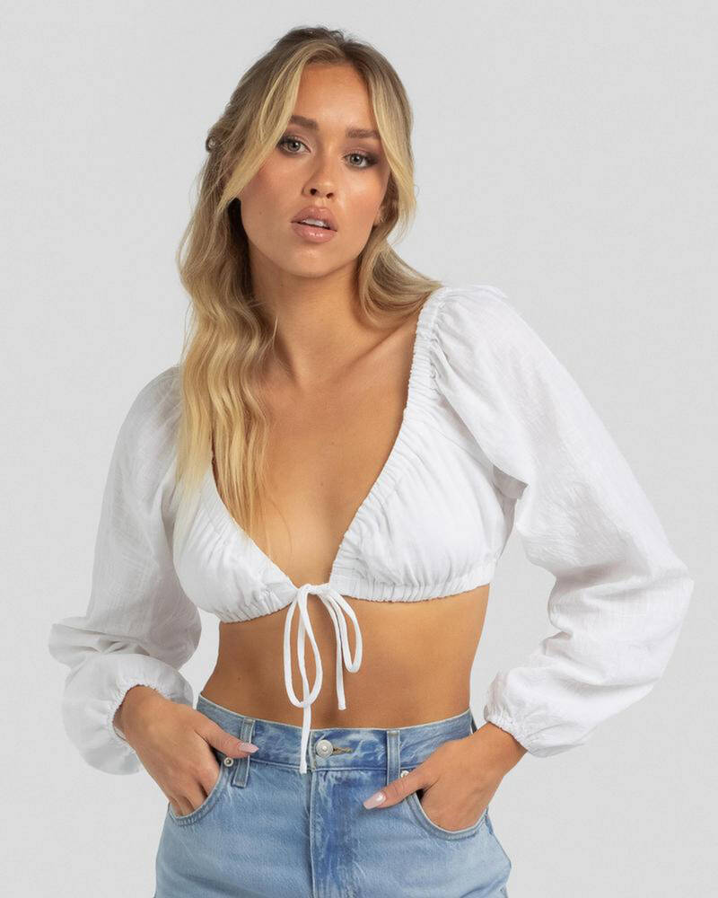 Ava And Ever Indigo Top for Womens