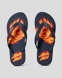 Santa Cruz Boys' Flamed Not A Dot Thongs for Mens image number null