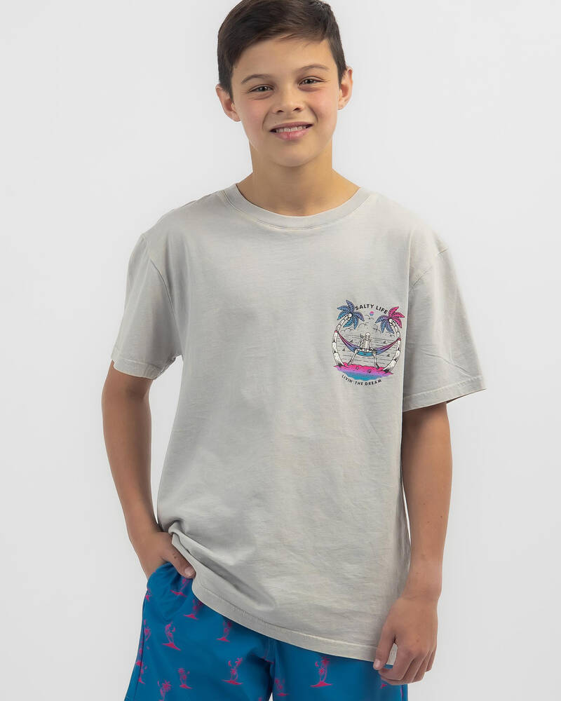 Salty Life Boys' Castaway T-Shirt for Mens