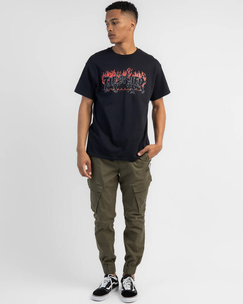 Thrasher Crows T-Shirt for Mens