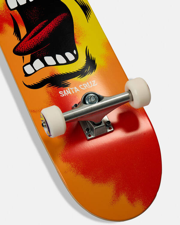 Santa Cruz Big Mouth Flame Full 8.0" Complete Skateboard for Unisex