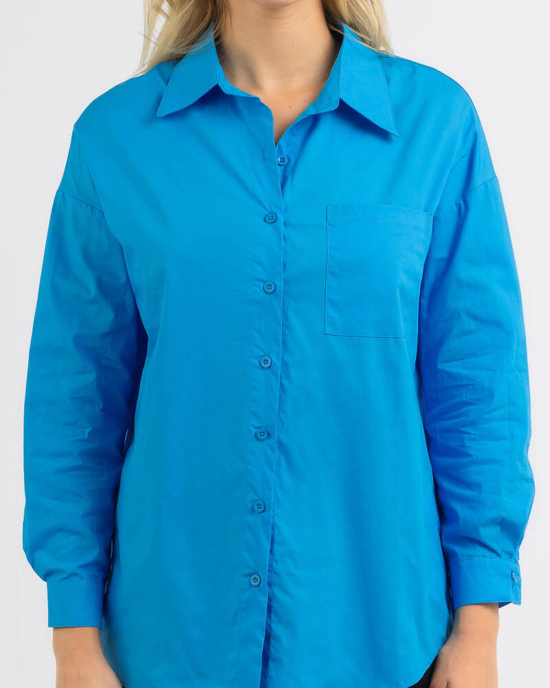 Ava And Ever Material Girl Shirt for Womens