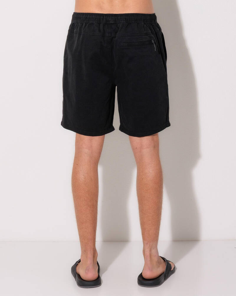 Salty Life Vision Elastic Waist Shorts for Mens