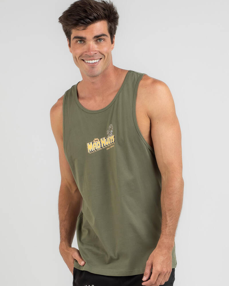 The Mad Hueys Dirty Vacay Singlet for Mens