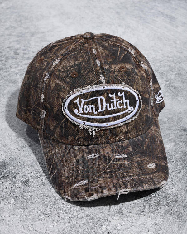 Von Dutch Von Dutch Distressed Dad Cap for Unisex