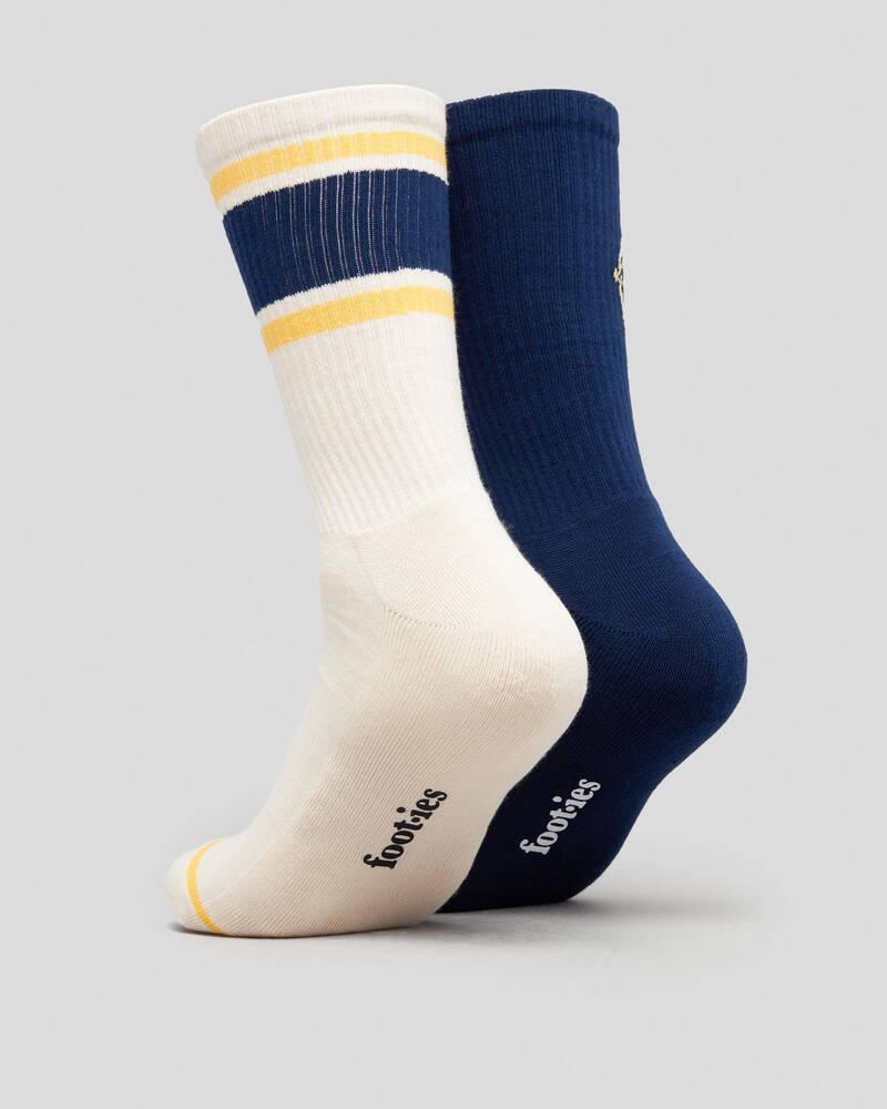 FOOT-IES Corona Bold Sneaker Socks 2 Pack for Mens