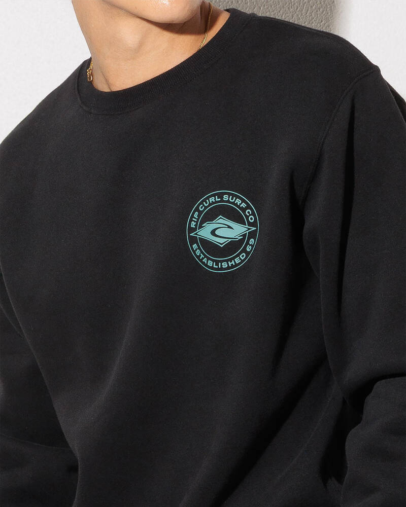 Rip Curl Stapler Crew Sweatshirt for Mens