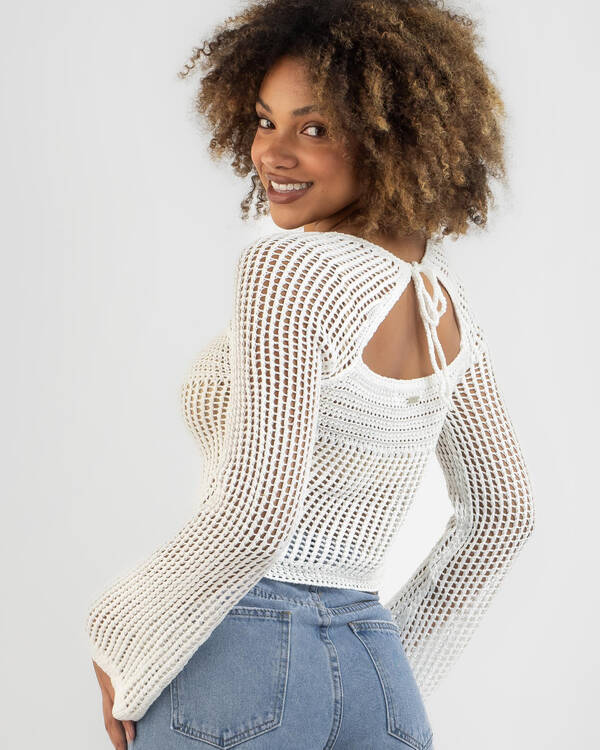 Mooloola Coachella Crochet Top for Womens