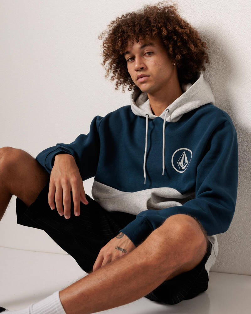 Volcom Stone Coin Pullover Fleece Hoodie for Mens