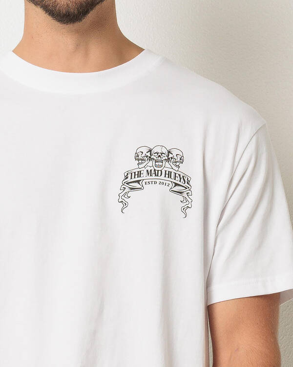 The Mad Hueys Triple Anchor T-Shirt for Mens