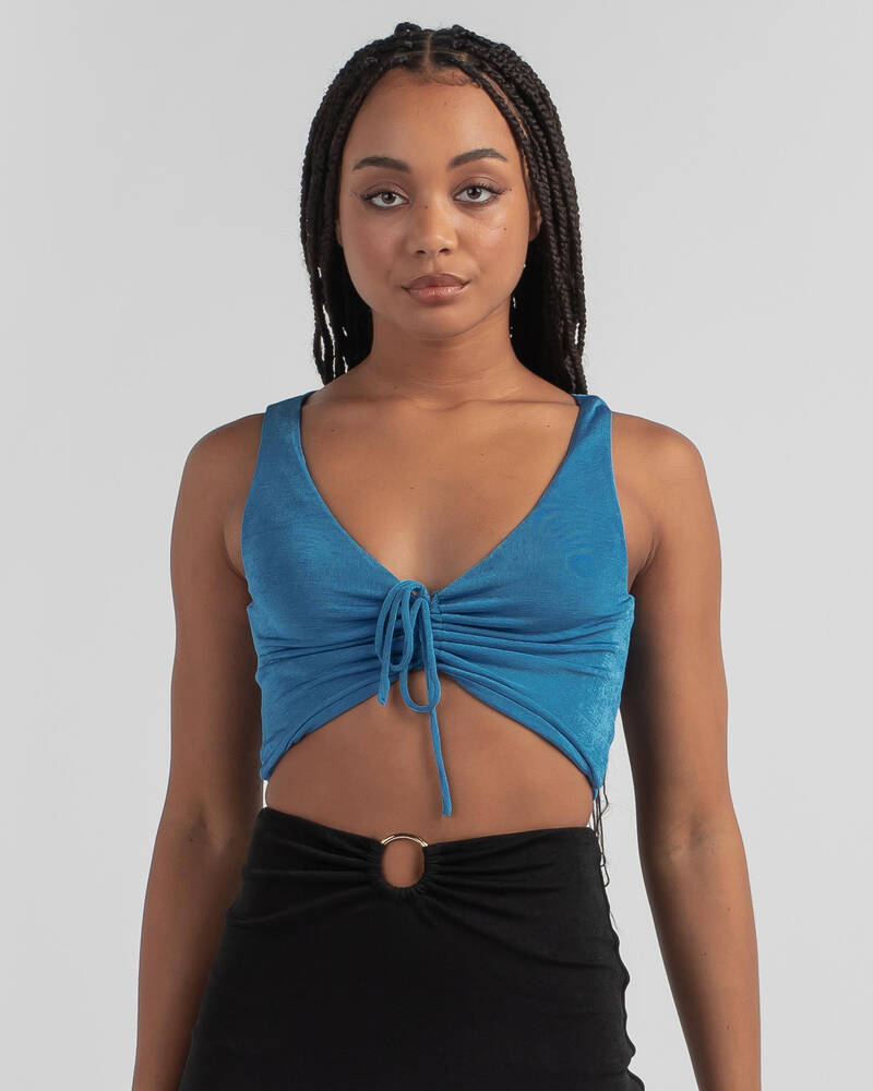 Alive Girl Aquamarine Top for Womens