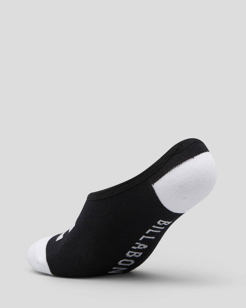 Billabong Invisible Socks In Black/white City Beach Australia