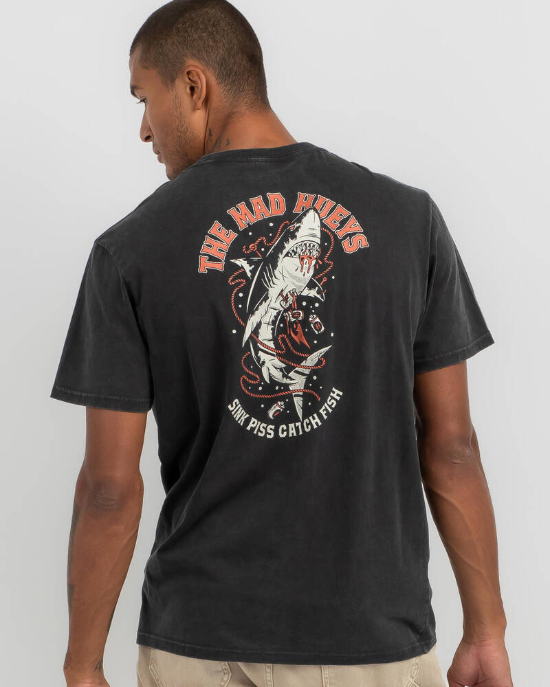 The Mad Hueys Skewered Shark T-Shirt for Mens