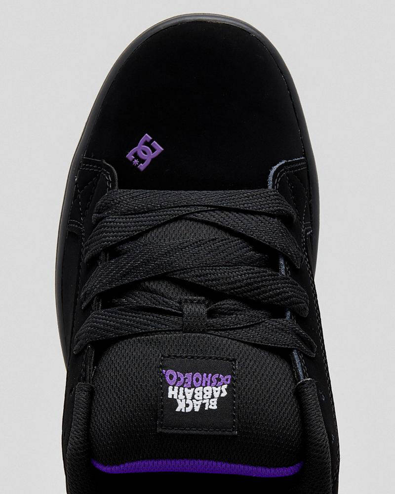 DC Shoes Black Sabbath Court Graffik Shoes for Mens