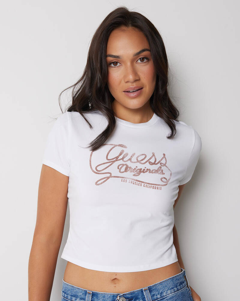 GUESS Go Lasso Baby Tee for Womens