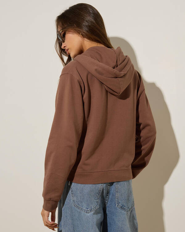 S-Double Swish Terry Zip Hoodie for Womens