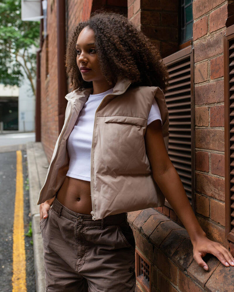 Luvalot Winter Lodge Puffer Vest for Womens