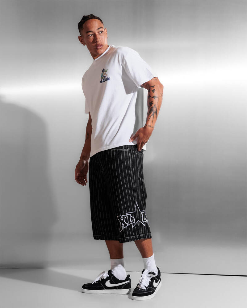 XLarge LA Star Baggy Bull Denim Shorts for Mens