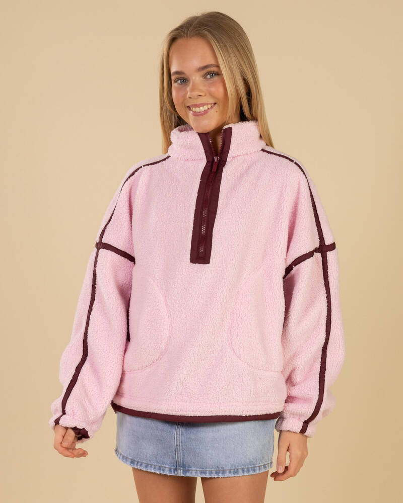 Mooloola Girls Summit Quarter Zip Polar Fleece for Womens
