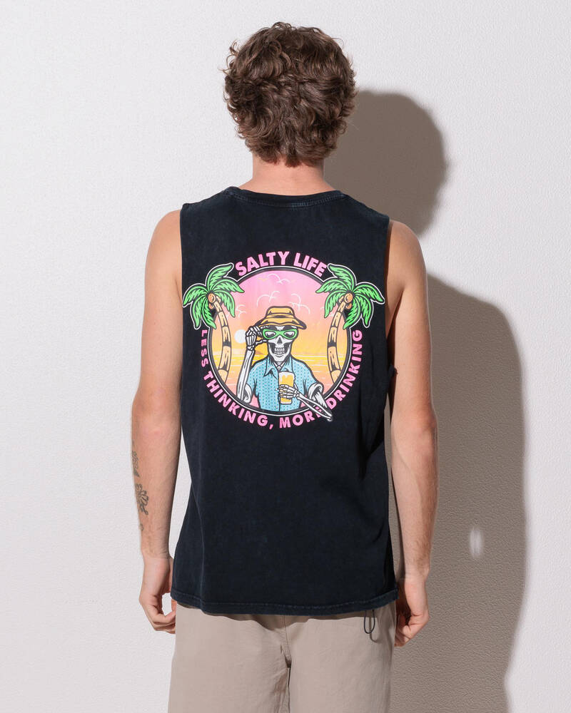 Salty Life Flip Flop Fuel Muscle Tank for Mens