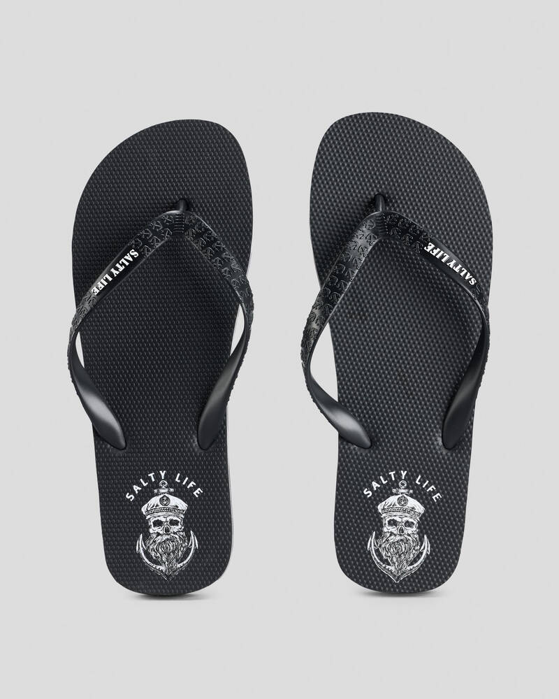 Salty Life Anchors Thongs for Mens
