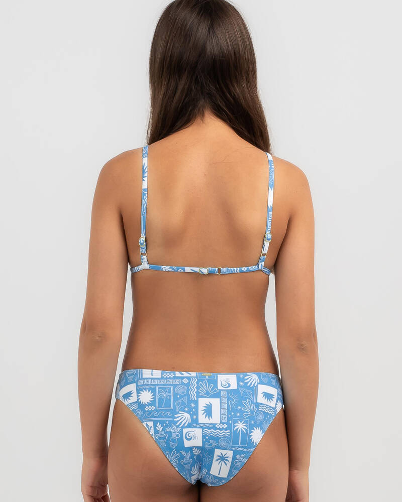 Topanga Girls' Vacay Vibe Triangle Bikini Set for Womens