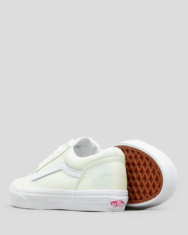 Vans Girls' Old Skool Colour Changing Glitter Shoes for Womens