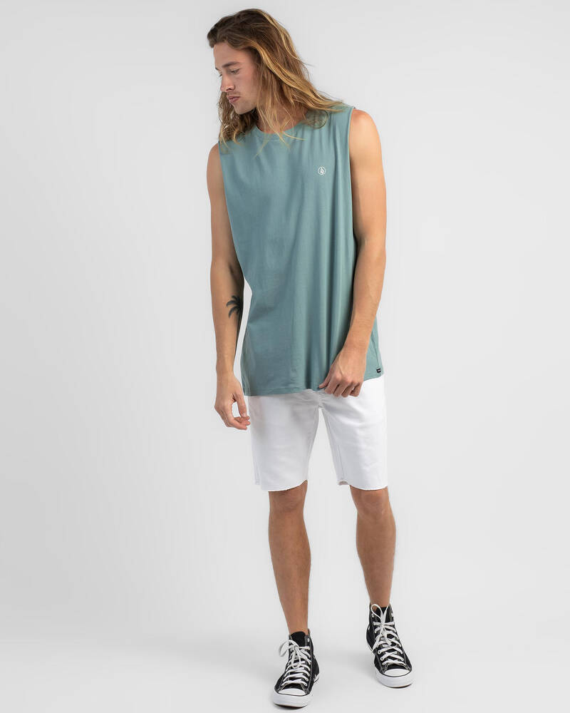 Volcom Tanks Shop Volcom Solid Muscle Tank In Fern - Fast Shipping & Easy Returns ...