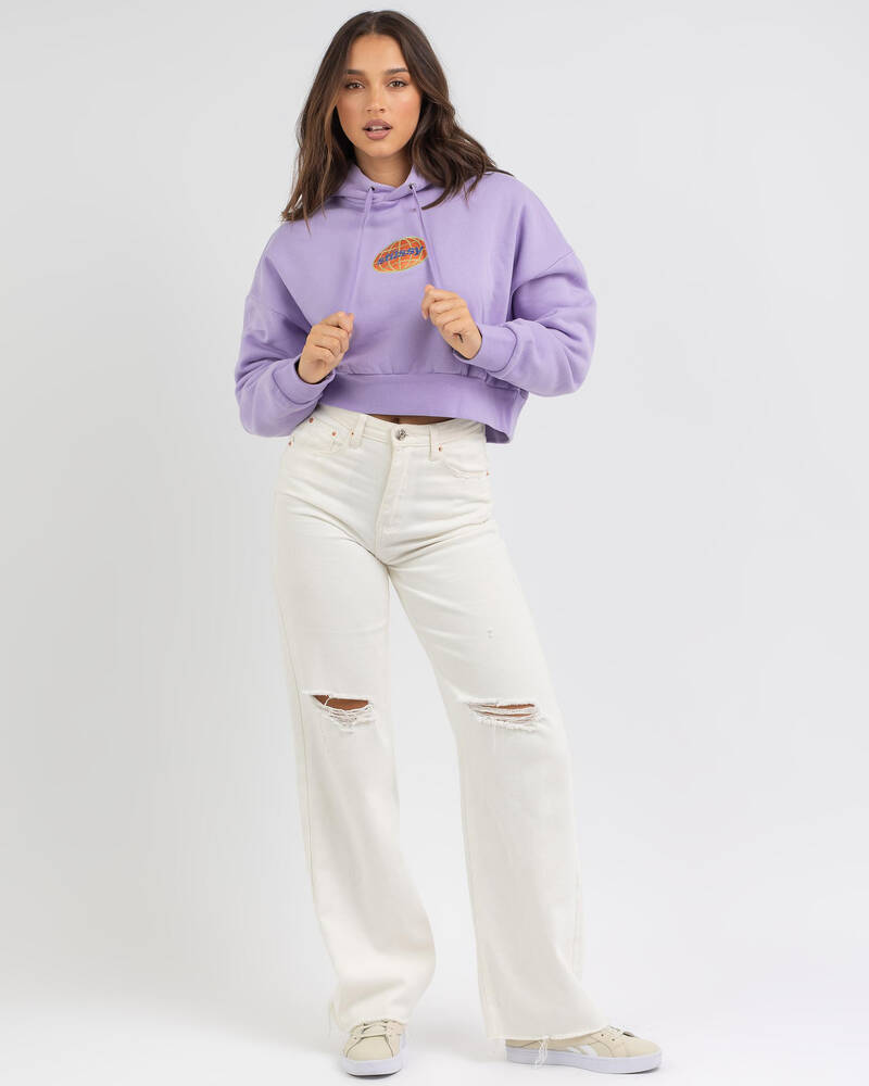 Stussy Globe Hoodie for Womens