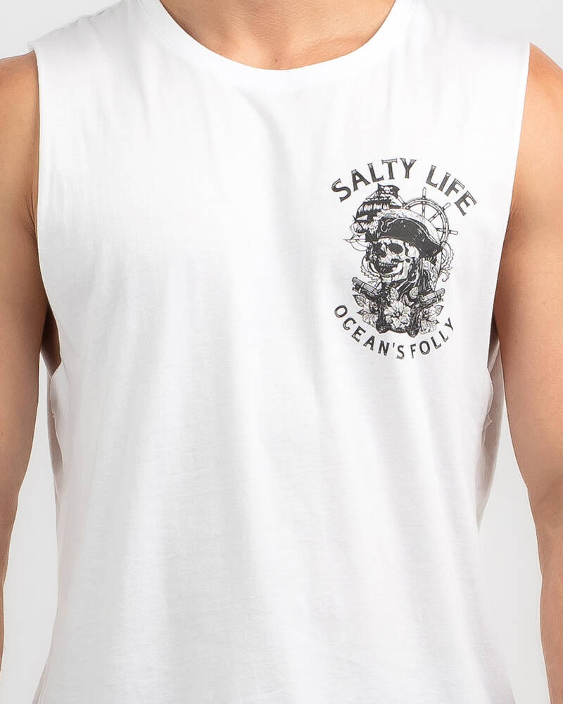Salty Life Sea Tales Muscle Tank for Mens